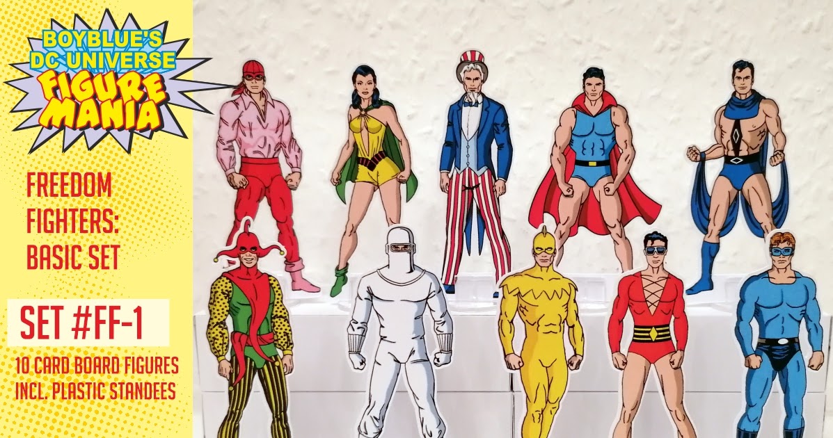 Boyblue’s DC Universe: Card Board Figures: Freedom Fighters