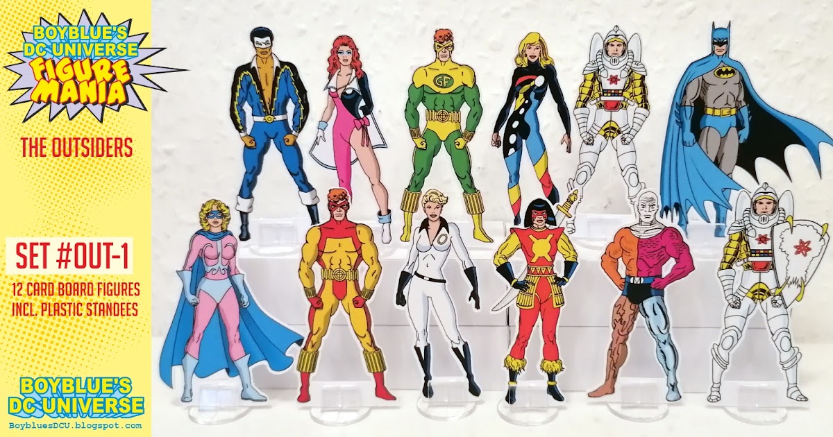Boyblue’s DC Universe: Cardboard Figures: Batman and the Outsiders