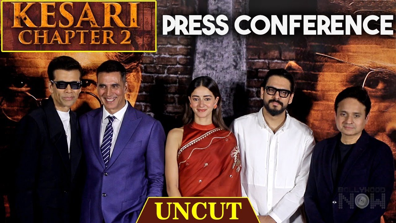 Kesari Chapter 2 | Akshay Kumar, Ananya Panday, Karan Johar | Press Conference