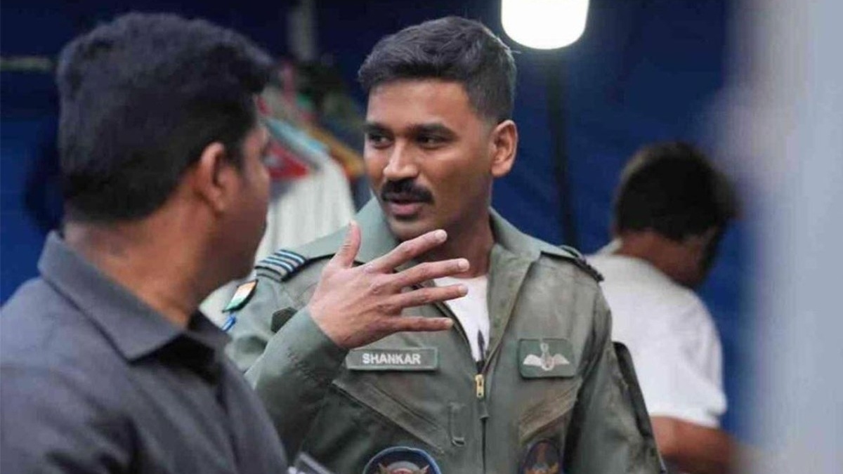 Dhanush’s Air Force Officer Look Goes Viral – Fans Thrilled by His Role as Shankar! – Tamil News