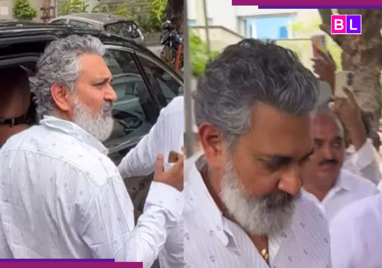 SS Rajamouli loses cool at Kota Srinivasa Rao’s funeral, angrily pushes away a fan trying to….