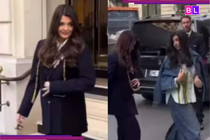 Aishwarya Rai Bachchan, with daughter Aaradhya, STUNS in a chic pantsuit for Paris Fashion Week
