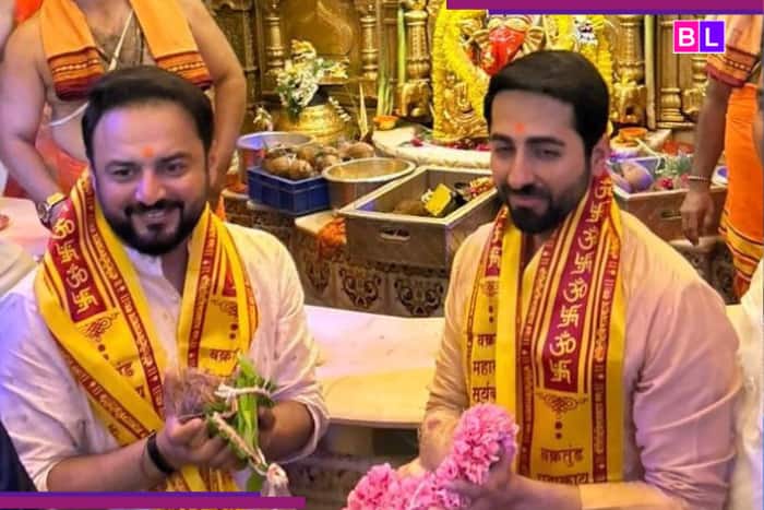 Ayushmann Khurrana VISITS Siddhivinayak Temple after…