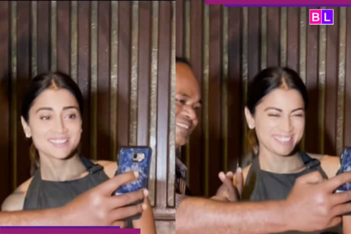 Shriya Saran keeps her cool as fan requests for selfie, continues to… [Viral Video]