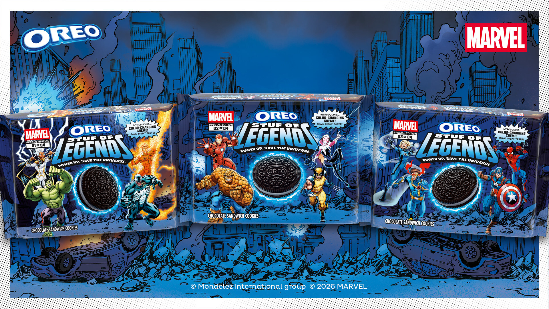 Disney and Mondelez Are Teaming Up For New Marvel-Themed Oreos